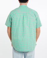 Vintage, Chaps, Ralph, Lauren, Short, Sleeve, Button, Up, Shirt, The Real Deal, size double extra large, colour Green, newtown, sydney, australia, thrift store, opshop, preloved, secondhand, sustainable, retro, antique, 70s, 80s, 90s, 2000s, 00s, fashion, clothing, streetwear, trendy, garment, style, boutique, store, shop, archive, sale, cheap, best, top, Shirts