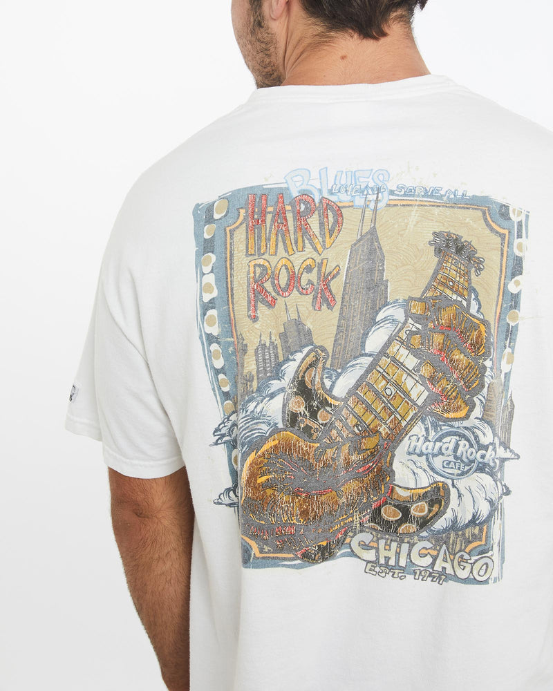 Vintage, 90s, Hard, Rock, Cafe, Tee, The Real Deal, size large, colour Green, newtown, sydney, australia, thrift store, opshop, preloved, secondhand, sustainable, retro, antique, 70s, 80s, 90s, 2000s, 00s, fashion, clothing, streetwear, trendy, garment, style, boutique, store, shop, archive, sale, cheap, best, top, T-Shirts