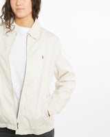 Vintage, 90s, Polo, Ralph, Lauren, Harrington, Jacket, The Real Deal, size medium, colour Beige, newtown, sydney, australia, thrift store, opshop, preloved, secondhand, sustainable, retro, antique, 70s, 80s, 90s, 2000s, 00s, fashion, clothing, streetwear, trendy, garment, style, boutique, store, shop, archive, sale, cheap, best, top, Jackets