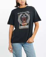 Vintage, 1993, Harley, Davidson, Tee, The Real Deal, size small, colour Black, newtown, sydney, australia, thrift store, opshop, preloved, secondhand, sustainable, retro, antique, 70s, 80s, 90s, 2000s, 00s, fashion, clothing, streetwear, trendy, garment, style, boutique, store, shop, archive, sale, cheap, best, top, T-Shirts