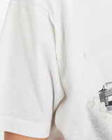 Vintage, 90s, Kennedy, Space, Center, Florida, Tee, The Real Deal, size medium, colour White, newtown, sydney, australia, thrift store, opshop, preloved, secondhand, sustainable, retro, antique, 70s, 80s, 90s, 2000s, 00s, fashion, clothing, streetwear, trendy, garment, style, boutique, store, shop, archive, sale, cheap, best, top, T-Shirts