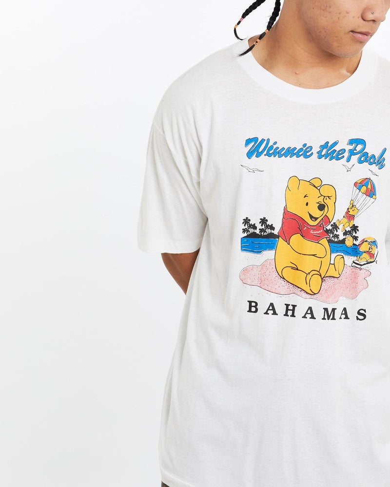 Vintage, Disney, Winnie, The, Pooh, Bahamas, Souvenir, Tee, The Real Deal, size large, colour White, newtown, sydney, australia, thrift store, opshop, preloved, secondhand, sustainable, retro, antique, 70s, 80s, 90s, 2000s, 00s, fashion, clothing, streetwear, trendy, garment, style, boutique, store, shop, archive, sale, cheap, best, top, T-Shirts