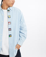 Vintage, 1993, Looney, Tunes, Denim, Button, Up, Shirt, The Real Deal, size large, colour Blue, newtown, sydney, australia, thrift store, opshop, preloved, secondhand, sustainable, retro, antique, 70s, 80s, 90s, 2000s, 00s, fashion, clothing, streetwear, trendy, garment, style, boutique, store, shop, archive, sale, cheap, best, top, Shirts