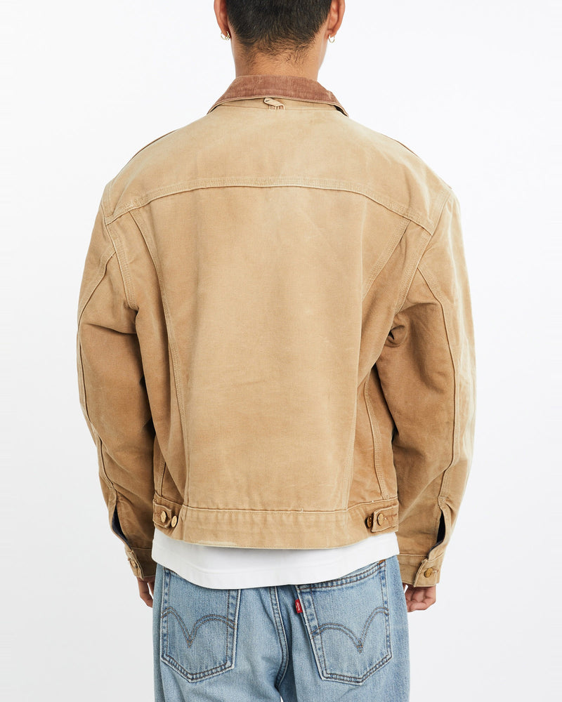 Vintage, 90s, Carhartt, Dayton, Trucker', Blanket, Lined, Jacket, The Real Deal, size extra large, colour Brown, newtown, sydney, australia, thrift store, opshop, preloved, secondhand, sustainable, retro, antique, 70s, 80s, 90s, 2000s, 00s, fashion, clothing, streetwear, trendy, garment, style, boutique, store, shop, archive, sale, cheap, best, top, Jackets