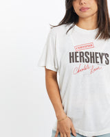 Vintage, 80s, Hershey's, Chocolate, Tee, The Real Deal, size double extra small, colour White, newtown, sydney, australia, thrift store, opshop, preloved, secondhand, sustainable, retro, antique, 70s, 80s, 90s, 2000s, 00s, fashion, clothing, streetwear, trendy, garment, style, boutique, store, shop, archive, sale, cheap, best, top, T-Shirts