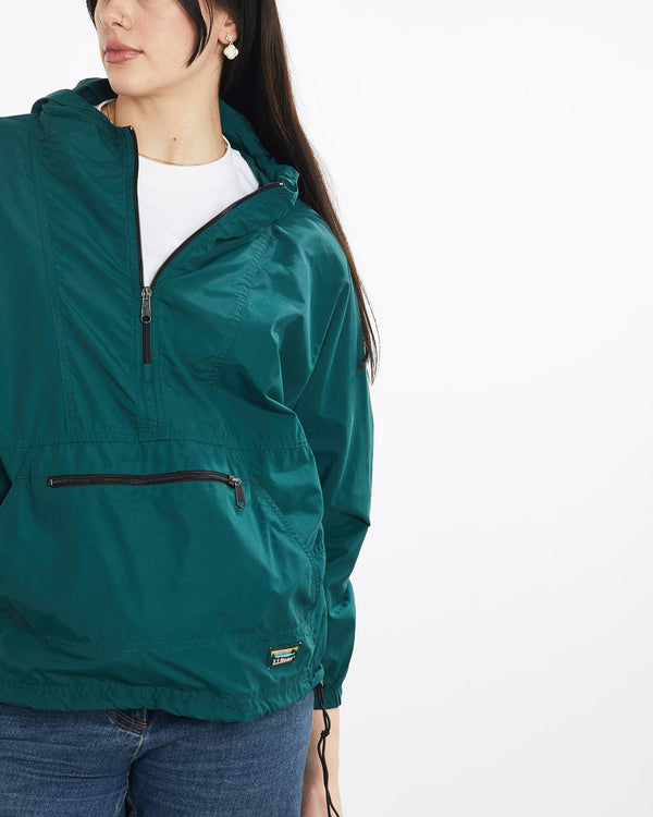 Vintage, 90s, L.L., Bean, Windbreaker, Jacket, The Real Deal, size medium, colour Green, newtown, sydney, australia, thrift store, opshop, preloved, secondhand, sustainable, retro, antique, 70s, 80s, 90s, 2000s, 00s, fashion, clothing, streetwear, trendy, garment, style, boutique, store, shop, archive, sale, cheap, best, top, Jackets