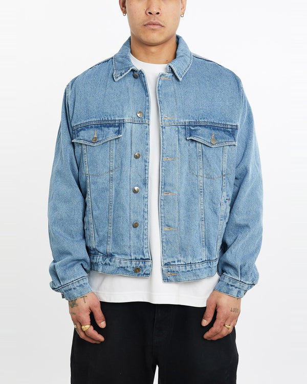 Vintage, Wrangler, Blanket, Lined, Denim, Jacket, The Real Deal, size extra large, colour Blue, newtown, sydney, australia, thrift store, opshop, preloved, secondhand, sustainable, retro, antique, 70s, 80s, 90s, 2000s, 00s, fashion, clothing, streetwear, trendy, garment, style, boutique, store, shop, archive, sale, cheap, best, top, Jackets