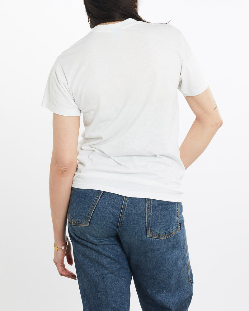 Vintage, 1989, NFL, 49ers, vs, Bengals, Super, Bowl, Tee, The Real Deal, size medium, colour White, newtown, sydney, australia, thrift store, opshop, preloved, secondhand, sustainable, retro, antique, 70s, 80s, 90s, 2000s, 00s, fashion, clothing, streetwear, trendy, garment, style, boutique, store, shop, archive, sale, cheap, best, top, T-Shirts