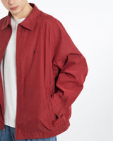 Vintage, 90s, Polo, Ralph, Lauren, Harrington, Jacket, The Real Deal, size extra large, colour Red, newtown, sydney, australia, thrift store, opshop, preloved, secondhand, sustainable, retro, antique, 70s, 80s, 90s, 2000s, 00s, fashion, clothing, streetwear, trendy, garment, style, boutique, store, shop, archive, sale, cheap, best, top, Jackets