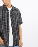 Vintage, 90s, Polo, Ralph, Lauren, Short, Sleeve, Button, Up, Shirt, The Real Deal, size large, colour Brown, newtown, sydney, australia, thrift store, opshop, preloved, secondhand, sustainable, retro, antique, 70s, 80s, 90s, 2000s, 00s, fashion, clothing, streetwear, trendy, garment, style, boutique, store, shop, archive, sale, cheap, best, top, Shirts