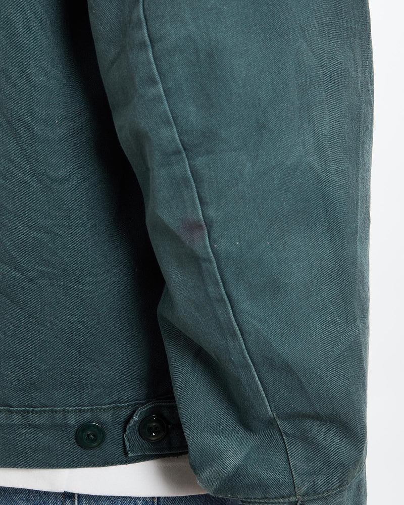 Vintage, Mechanic, Jacket, The Real Deal, size extra large, colour Green, newtown, sydney, australia, thrift store, opshop, preloved, secondhand, sustainable, retro, antique, 70s, 80s, 90s, 2000s, 00s, fashion, clothing, streetwear, trendy, garment, style, boutique, store, shop, archive, sale, cheap, best, top, Jackets
