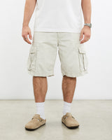 Vintage, Levi's, Cargo, Shorts, The Real Deal, size 34", colour Beige, newtown, sydney, australia, thrift store, opshop, preloved, secondhand, sustainable, retro, antique, 70s, 80s, 90s, 2000s, 00s, fashion, clothing, streetwear, trendy, garment, style, boutique, store, shop, archive, sale, cheap, best, top, Shorts