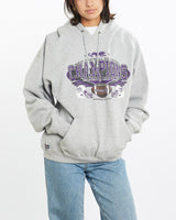 Vintage, University, of, Sioux, Falls, Cougars, Hooded, Sweatshirt, The Real Deal, size small, colour Grey, newtown, sydney, australia, thrift store, opshop, preloved, secondhand, sustainable, retro, antique, 70s, 80s, 90s, 2000s, 00s, fashion, clothing, streetwear, trendy, garment, style, boutique, store, shop, archive, sale, cheap, best, top, Sweats and hoodies