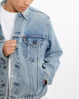 Vintage, Levi's, Orange, Tab, Denim, Jacket, The Real Deal, size large, colour Blue, newtown, sydney, australia, thrift store, opshop, preloved, secondhand, sustainable, retro, antique, 70s, 80s, 90s, 2000s, 00s, fashion, clothing, streetwear, trendy, garment, style, boutique, store, shop, archive, sale, cheap, best, top, Jackets