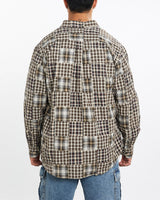 Vintage, Chaps, Ralph, Lauren, Patch, Work, Button, Up, Shirt, The Real Deal, size extra large, colour Brown, newtown, sydney, australia, thrift store, opshop, preloved, secondhand, sustainable, retro, antique, 70s, 80s, 90s, 2000s, 00s, fashion, clothing, streetwear, trendy, garment, style, boutique, store, shop, archive, sale, cheap, best, top, Shirts