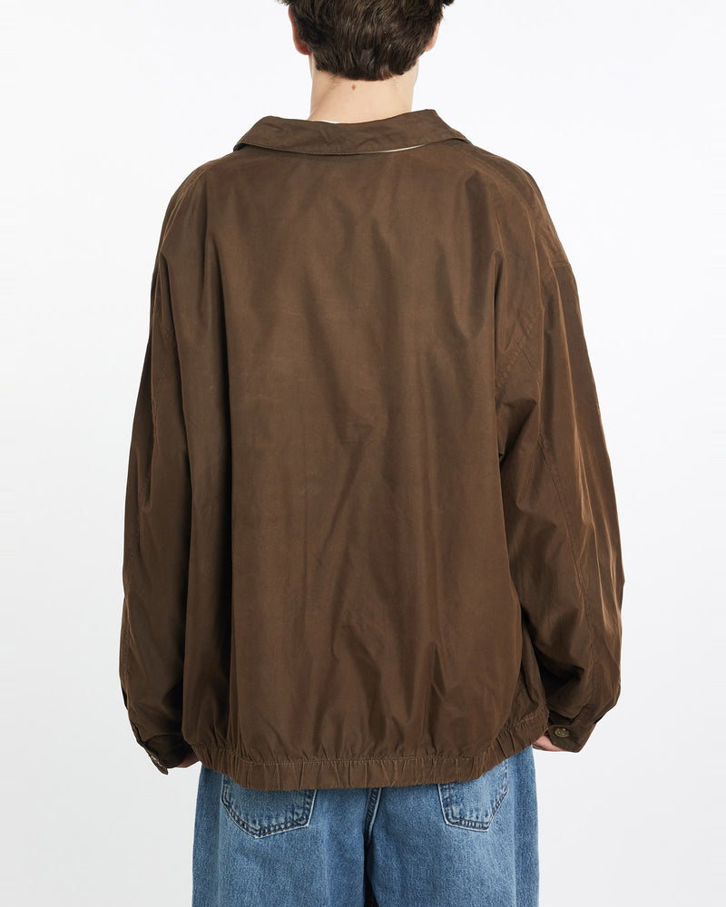 Vintage, 90s, Polo, Ralph, Lauren, Harrington, Jacket, The Real Deal, size extra large, colour Brown, newtown, sydney, australia, thrift store, opshop, preloved, secondhand, sustainable, retro, antique, 70s, 80s, 90s, 2000s, 00s, fashion, clothing, streetwear, trendy, garment, style, boutique, store, shop, archive, sale, cheap, best, top, Jackets