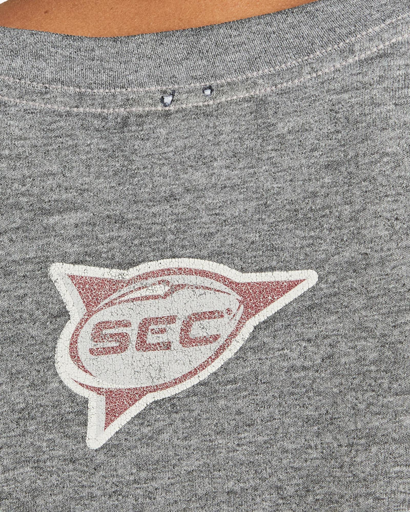 Vintage, Nike, NCAA, Alabama, Crimson, Tide, Tee, The Real Deal, size small, colour Grey, newtown, sydney, australia, thrift store, opshop, preloved, secondhand, sustainable, retro, antique, 70s, 80s, 90s, 2000s, 00s, fashion, clothing, streetwear, trendy, garment, style, boutique, store, shop, archive, sale, cheap, best, top, T-Shirts