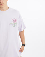 Vintage, 90s, Orchids, Wildlife, Tee, The Real Deal, size extra large, colour Purple, newtown, sydney, australia, thrift store, opshop, preloved, secondhand, sustainable, retro, antique, 70s, 80s, 90s, 2000s, 00s, fashion, clothing, streetwear, trendy, garment, style, boutique, store, shop, archive, sale, cheap, best, top, T-Shirts