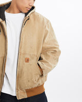 Vintage, 90s, Carhartt, Active', Jacket, The Real Deal, size large, colour Beige, newtown, sydney, australia, thrift store, opshop, preloved, secondhand, sustainable, retro, antique, 70s, 80s, 90s, 2000s, 00s, fashion, clothing, streetwear, trendy, garment, style, boutique, store, shop, archive, sale, cheap, best, top, Jackets