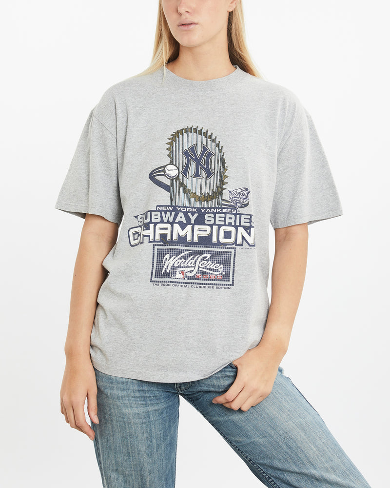 Vintage 90s MLB New York Yankees Tee <br>M , The Real Deal , newtown, sydney, australia, thrift store, opshop, preloved, secondhand, sustainable, retro, antique, 70s, 80s, 90s, 2000s, 00s, fashion, clothing, streetwear, trendy, garment, style, boutique, store, shop, archive, sale, cheap, best, top