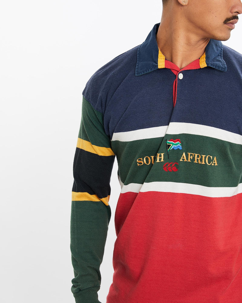 Vintage, 90s, Canterbury, South, Africa, Rugby, Shirt, The Real Deal, size medium, colour Multicolour, newtown, sydney, australia, thrift store, opshop, preloved, secondhand, sustainable, retro, antique, 70s, 80s, 90s, 2000s, 00s, fashion, clothing, streetwear, trendy, garment, style, boutique, store, shop, archive, sale, cheap, best, top, Shirts