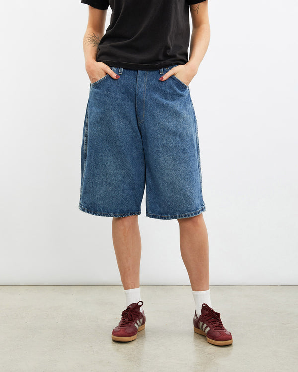 Vintage, Dickies, Denim, Carpenter, Shorts, The Real Deal, size 31", colour Blue, newtown, sydney, australia, thrift store, opshop, preloved, secondhand, sustainable, retro, antique, 70s, 80s, 90s, 2000s, 00s, fashion, clothing, streetwear, trendy, garment, style, boutique, store, shop, archive, sale, cheap, best, top, Shorts