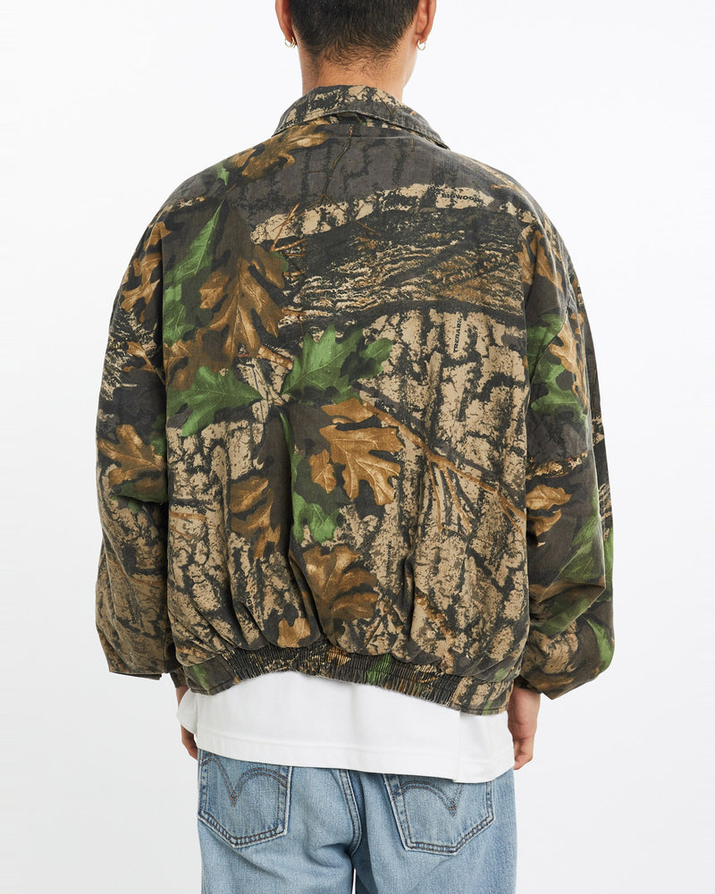 Vintage, 90s, North, West, Teritory, Realtree, Camo, Jacket, The Real Deal, size large, colour Multicolour, newtown, sydney, australia, thrift store, opshop, preloved, secondhand, sustainable, retro, antique, 70s, 80s, 90s, 2000s, 00s, fashion, clothing, streetwear, trendy, garment, style, boutique, store, shop, archive, sale, cheap, best, top, Jackets