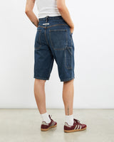 Vintage, Calvin, Klein, Denim, Carpenter, Shorts, The Real Deal, size 31", colour Blue, newtown, sydney, australia, thrift store, opshop, preloved, secondhand, sustainable, retro, antique, 70s, 80s, 90s, 2000s, 00s, fashion, clothing, streetwear, trendy, garment, style, boutique, store, shop, archive, sale, cheap, best, top, Shorts