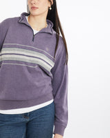 Vintage, Chaps, Ralph, Lauren, Quarter, Zip, Sweater, The Real Deal, size medium, colour Purple, newtown, sydney, australia, thrift store, opshop, preloved, secondhand, sustainable, retro, antique, 70s, 80s, 90s, 2000s, 00s, fashion, clothing, streetwear, trendy, garment, style, boutique, store, shop, archive, sale, cheap, best, top, Sweats and hoodies