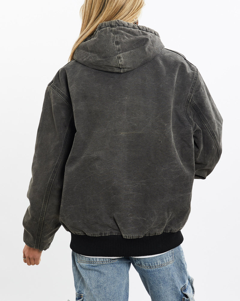 Vintage, 90s, Carhartt, Active', Jacket, The Real Deal, size small, colour Grey, newtown, sydney, australia, thrift store, opshop, preloved, secondhand, sustainable, retro, antique, 70s, 80s, 90s, 2000s, 00s, fashion, clothing, streetwear, trendy, garment, style, boutique, store, shop, archive, sale, cheap, best, top, Jackets
