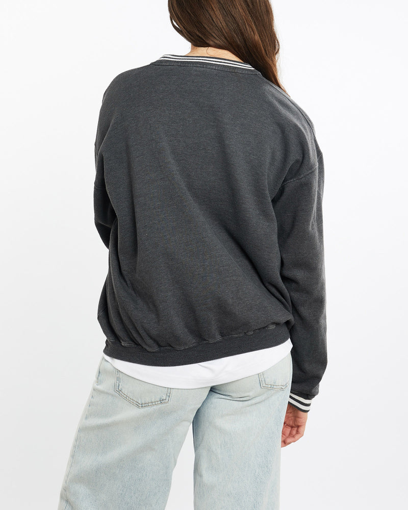 Vintage, Reebok, Sweatshirt, The Real Deal, size medium, colour Grey, newtown, sydney, australia, thrift store, opshop, preloved, secondhand, sustainable, retro, antique, 70s, 80s, 90s, 2000s, 00s, fashion, clothing, streetwear, trendy, garment, style, boutique, store, shop, archive, sale, cheap, best, top, Sweats and hoodies