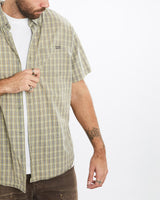 Vintage, Eddie, Bauer, Short, Sleeve, Button, Up, Shirt, The Real Deal, size extra large, colour Green, newtown, sydney, australia, thrift store, opshop, preloved, secondhand, sustainable, retro, antique, 70s, 80s, 90s, 2000s, 00s, fashion, clothing, streetwear, trendy, garment, style, boutique, store, shop, archive, sale, cheap, best, top, Shirts