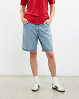 Vintage, Wrangler, Denim, Shorts, The Real Deal, size 31", colour Blue, newtown, sydney, australia, thrift store, opshop, preloved, secondhand, sustainable, retro, antique, 70s, 80s, 90s, 2000s, 00s, fashion, clothing, streetwear, trendy, garment, style, boutique, store, shop, archive, sale, cheap, best, top, Shorts