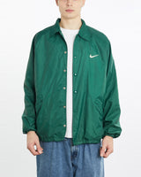 Vintage, 90s, Nike, Coaches, Jacket, The Real Deal, size extra large, colour Green, newtown, sydney, australia, thrift store, opshop, preloved, secondhand, sustainable, retro, antique, 70s, 80s, 90s, 2000s, 00s, fashion, clothing, streetwear, trendy, garment, style, boutique, store, shop, archive, sale, cheap, best, top, Jackets