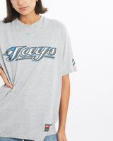 Vintage, Nike, MLB, Toronto, Blue, Jays, Tee, The Real Deal, size small, colour Grey, newtown, sydney, australia, thrift store, opshop, preloved, secondhand, sustainable, retro, antique, 70s, 80s, 90s, 2000s, 00s, fashion, clothing, streetwear, trendy, garment, style, boutique, store, shop, archive, sale, cheap, best, top, T-Shirts