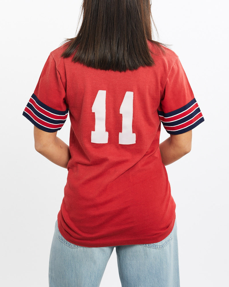 Vintage, 80s, MBL, Jersey, The Real Deal, size double extra small, colour Red, newtown, sydney, australia, thrift store, opshop, preloved, secondhand, sustainable, retro, antique, 70s, 80s, 90s, 2000s, 00s, fashion, clothing, streetwear, trendy, garment, style, boutique, store, shop, archive, sale, cheap, best, top, T-Shirts