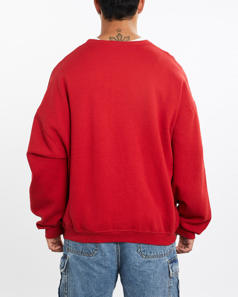 Vintage, 90s, Ohio, State, University, Sweatshirt, The Real Deal, size extra large, colour Red, newtown, sydney, australia, thrift store, opshop, preloved, secondhand, sustainable, retro, antique, 70s, 80s, 90s, 2000s, 00s, fashion, clothing, streetwear, trendy, garment, style, boutique, store, shop, archive, sale, cheap, best, top, Sweats and hoodies