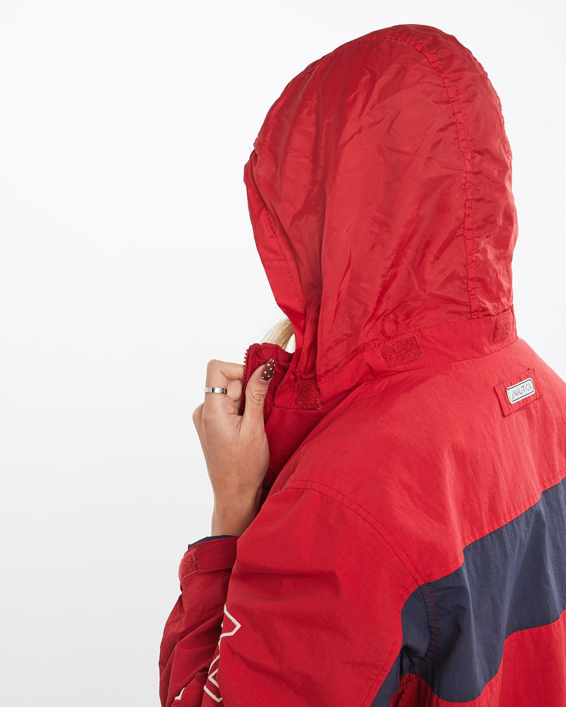 Vintage, Nautica, Windbreaker, Jacket, The Real Deal, size extra small, colour Blue, newtown, sydney, australia, thrift store, opshop, preloved, secondhand, sustainable, retro, antique, 70s, 80s, 90s, 2000s, 00s, fashion, clothing, streetwear, trendy, garment, style, boutique, store, shop, archive, sale, cheap, best, top, Jackets