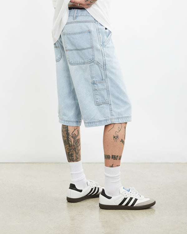 Vintage Bugle Boy Denim Carpenter Shorts <br>31" , The Real Deal , newtown, sydney, australia, thrift store, opshop, preloved, secondhand, sustainable, retro, antique, 70s, 80s, 90s, 2000s, 00s, fashion, clothing, streetwear, trendy, garment, style, boutique, store, shop, archive, sale, cheap, best, top