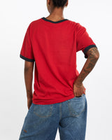 Vintage, Adidas, Tee, The Real Deal, size medium, colour Red, newtown, sydney, australia, thrift store, opshop, preloved, secondhand, sustainable, retro, antique, 70s, 80s, 90s, 2000s, 00s, fashion, clothing, streetwear, trendy, garment, style, boutique, store, shop, archive, sale, cheap, best, top, T-Shirts