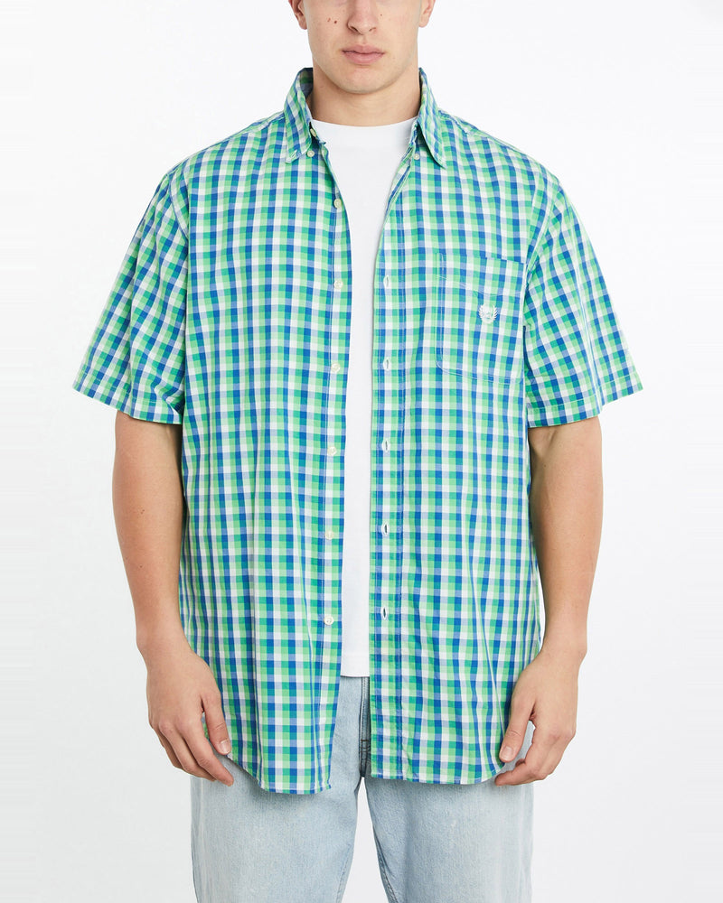 Vintage, Chaps, Ralph, Lauren, Short, Sleeve, Button, Up, Shirt, The Real Deal, size double extra large, colour Multicolour, newtown, sydney, australia, thrift store, opshop, preloved, secondhand, sustainable, retro, antique, 70s, 80s, 90s, 2000s, 00s, fashion, clothing, streetwear, trendy, garment, style, boutique, store, shop, archive, sale, cheap, best, top, Shirts