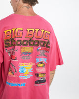 Vintage Big Bug Shootout Racing Tee <br>XL , The Real Deal , newtown, sydney, australia, thrift store, opshop, preloved, secondhand, sustainable, retro, antique, 70s, 80s, 90s, 2000s, 00s, fashion, clothing, streetwear, trendy, garment, style, boutique, store, shop, archive, sale, cheap, best, top