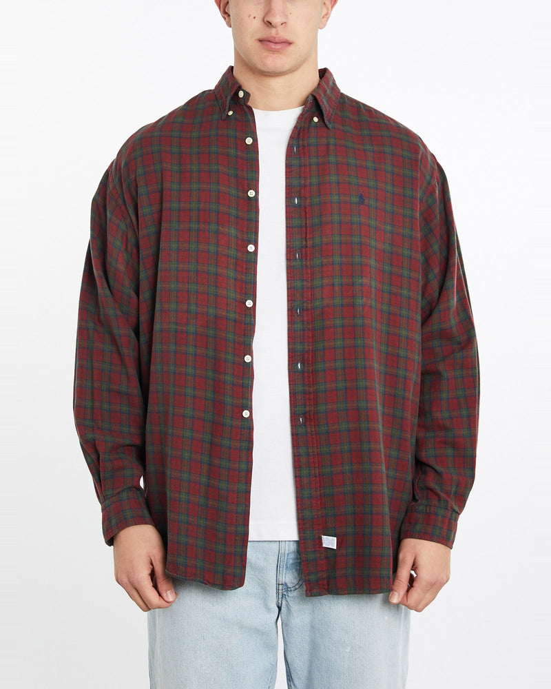 Vintage, 90s, Polo, Ralph, Lauren, Button, Up, Shirt, The Real Deal, size double extra large, colour Multicolour, newtown, sydney, australia, thrift store, opshop, preloved, secondhand, sustainable, retro, antique, 70s, 80s, 90s, 2000s, 00s, fashion, clothing, streetwear, trendy, garment, style, boutique, store, shop, archive, sale, cheap, best, top, Shirts