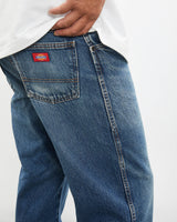 Vintage Dickies Denim Jeans <br>38" , The Real Deal , newtown, sydney, australia, thrift store, opshop, preloved, secondhand, sustainable, retro, antique, 70s, 80s, 90s, 2000s, 00s, fashion, clothing, streetwear, trendy, garment, style, boutique, store, shop, archive, sale, cheap, best, top