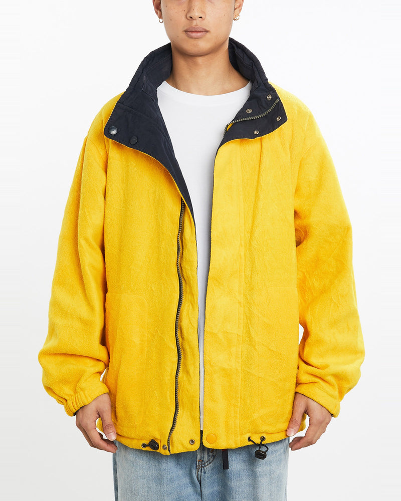 Vintage, Nautica, Reversible, Fleece, Jacket, The Real Deal, size extra large, colour Navy, newtown, sydney, australia, thrift store, opshop, preloved, secondhand, sustainable, retro, antique, 70s, 80s, 90s, 2000s, 00s, fashion, clothing, streetwear, trendy, garment, style, boutique, store, shop, archive, sale, cheap, best, top, Jackets