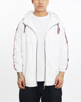 Vintage, Tommy, Hilfiger, Windbreaker, Jacket, The Real Deal, size large, colour White, newtown, sydney, australia, thrift store, opshop, preloved, secondhand, sustainable, retro, antique, 70s, 80s, 90s, 2000s, 00s, fashion, clothing, streetwear, trendy, garment, style, boutique, store, shop, archive, sale, cheap, best, top, Jackets