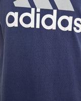 Vintage, Adidas, Tee, The Real Deal, size medium, colour Navy, newtown, sydney, australia, thrift store, opshop, preloved, secondhand, sustainable, retro, antique, 70s, 80s, 90s, 2000s, 00s, fashion, clothing, streetwear, trendy, garment, style, boutique, store, shop, archive, sale, cheap, best, top, T-Shirts