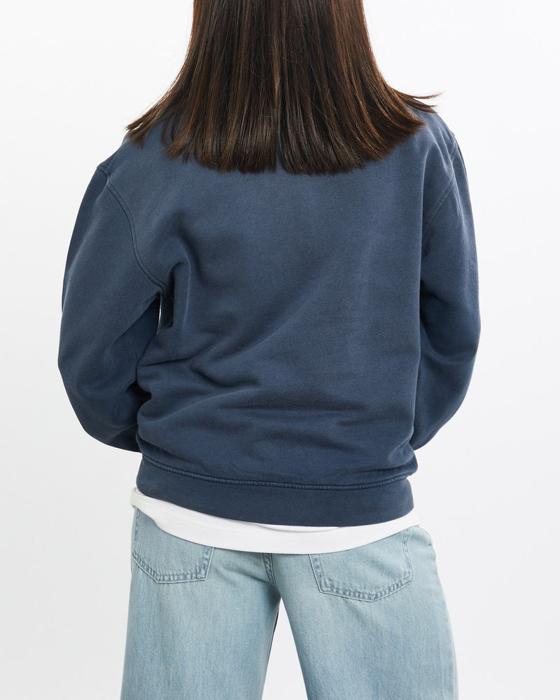 Vintage, Nike, Athletic, Sweatshirt, The Real Deal, size double extra small, colour Navy, newtown, sydney, australia, thrift store, opshop, preloved, secondhand, sustainable, retro, antique, 70s, 80s, 90s, 2000s, 00s, fashion, clothing, streetwear, trendy, garment, style, boutique, store, shop, archive, sale, cheap, best, top, Sweats and hoodies