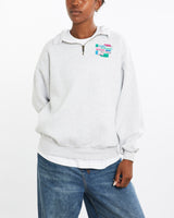 Vintage, 1996, Aids, Pledge, Walk, Quarter, Zip, Sweatshirt, The Real Deal, size medium, colour Grey, newtown, sydney, australia, thrift store, opshop, preloved, secondhand, sustainable, retro, antique, 70s, 80s, 90s, 2000s, 00s, fashion, clothing, streetwear, trendy, garment, style, boutique, store, shop, archive, sale, cheap, best, top, Sweats and hoodies