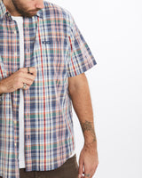 Vintage, 90s, Chaps, Ralph, Lauren, Short, Sleeve, Button, Up, Shirt, The Real Deal, size extra large, colour Multicolour, newtown, sydney, australia, thrift store, opshop, preloved, secondhand, sustainable, retro, antique, 70s, 80s, 90s, 2000s, 00s, fashion, clothing, streetwear, trendy, garment, style, boutique, store, shop, archive, sale, cheap, best, top, Shirts